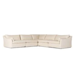 Fairview 5Pc Slipcover Sectional - Evere Creme -France and Son Store 238958 001 PRM 1 98e62308 8c43 42d9 b879 ec65abf3cba2