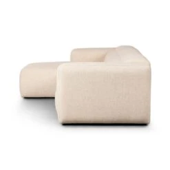 Fauna Power Recliner 3-Piece Sectional W/ Chaise - Antigo Natural - Left Chaise -France and Son Store 238963 001 SID 1