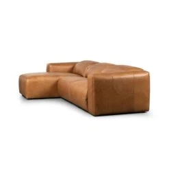 Fauna Power Recliner 3-Piece Sectional W/ Chaise - Sonoma Butterscotch - Left Chaise -France and Son Store 238963 002 DET 1