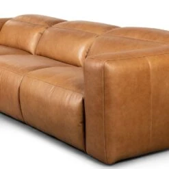 Fauna Power Recliner 3-Piece Sectional W/ Chaise - Sonoma Butterscotch - Left Chaise -France and Son Store 238963 002 DET 3
