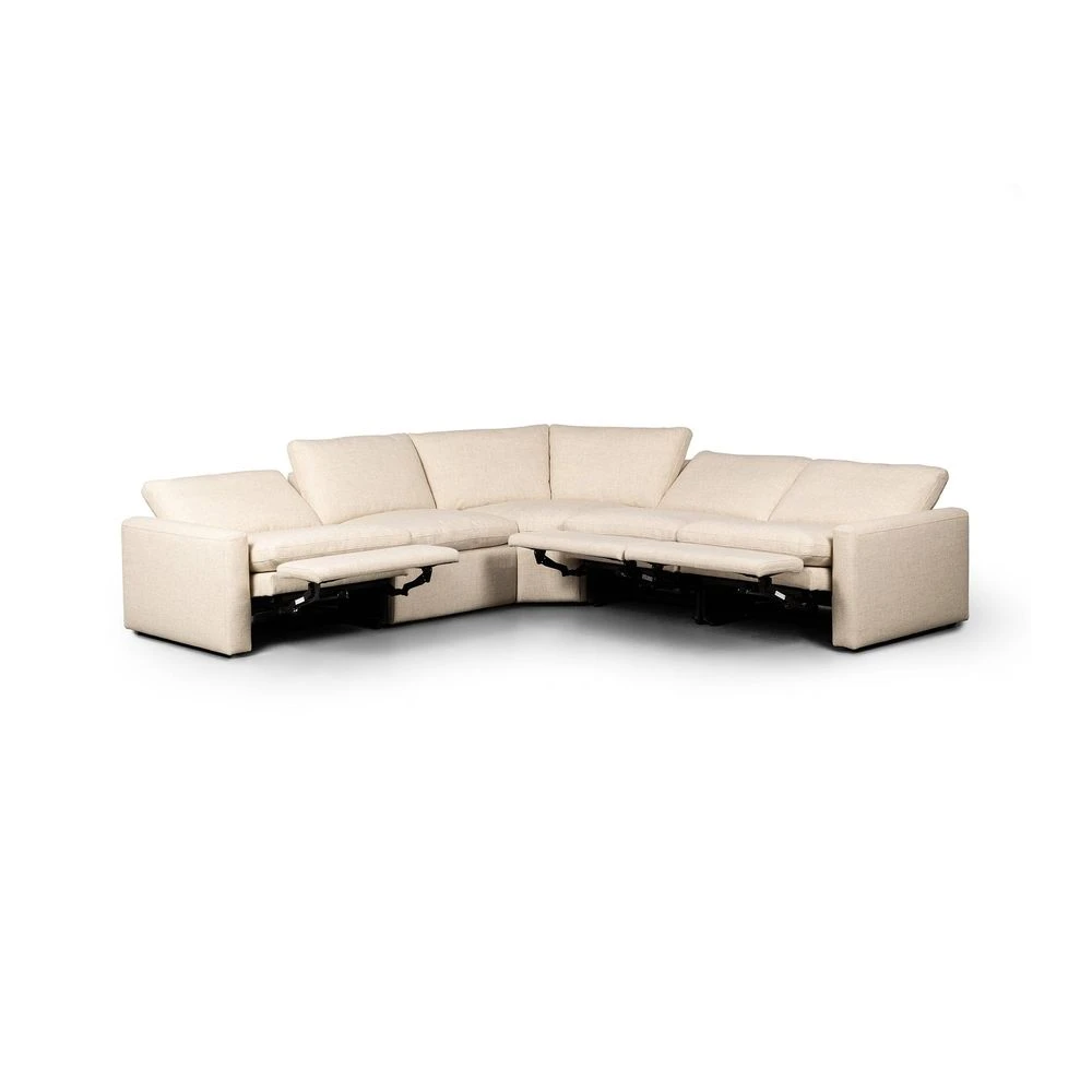 Miller Power Recliner 5pc Sectional - Antigo Natural 4 Miller Power Recliner 5pc Sectional - Antigo Natural - Image 2