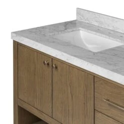 Aspen Double Vanity - Washed Natural -France and Son Store 239251 001 DET 1