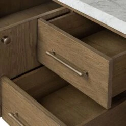 Aspen Double Vanity - Washed Natural -France and Son Store 239251 001 DET 7