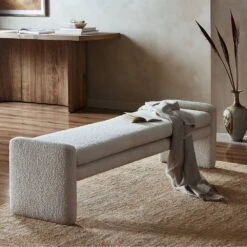 Bram Accent Bench - Durham Cream -France and Son Store 239676 001 ESS 1