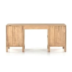 Calloway Executive Desk - Dry Wash Poplar -France and Son Store 239731 001 BCK 1 db6024b1 c34a 4f4e b913 553e1de16f9c