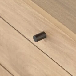 Calloway Executive Desk - Dry Wash Poplar -France and Son Store 239731 001 DET 8