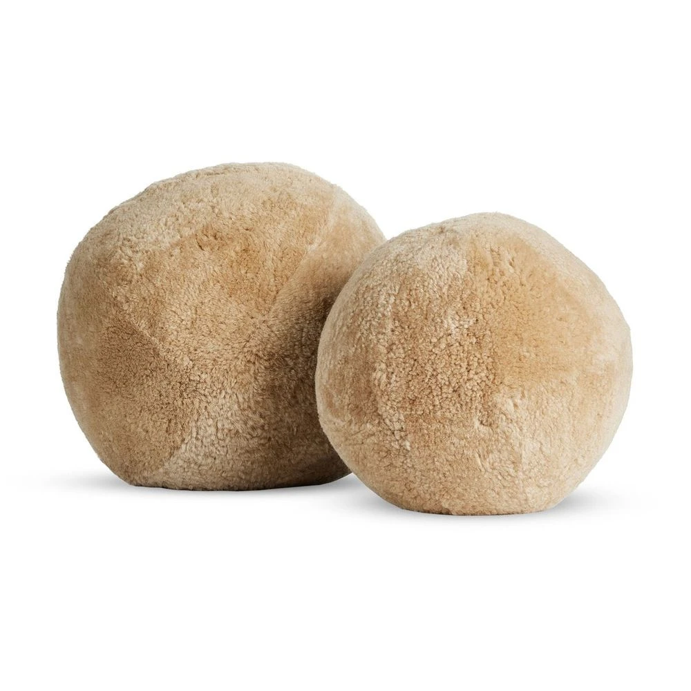 Belle Shearling Pillow Set - Beige 3 Belle Shearling Pillow Set - Beige