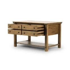 Greendale Kitchen Island - 60" - Tan Oak -France and Son Store 239990 001 OPN 2