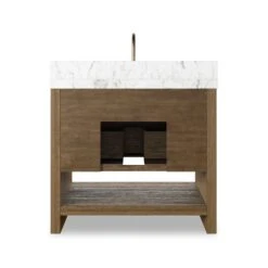 Aspen Single Vanity - Washed Natural -France and Son Store 240163 001 BCK 1