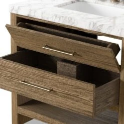 Aspen Single Vanity - Washed Natural -France and Son Store 240163 001 DET 2
