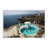 Pool At Villa Gli Arieti By Slim Aarons - 72"X48" -France and Son Store 240327 002 PRM 1