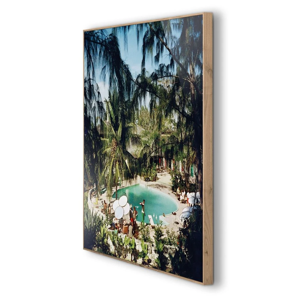 Eleuthra Pool Party By Slim Aarons - 48"X48" 4 Eleuthra Pool Party By Slim Aarons - 48"X48" - Image 2