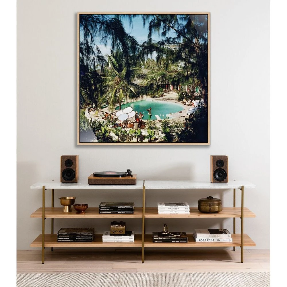 Eleuthra Pool Party By Slim Aarons - 48"X48" 6 Eleuthra Pool Party By Slim Aarons - 48"X48" - Image 4