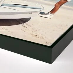 Boating In Antigua By Slim Aarons - 48"X48" - White Maple -France and Son Store 240345 003 DET 1 fb3c5c1b a1e4 40b4 8f2d c62ae17a25dd