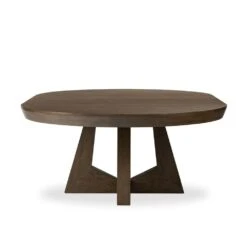 Zara Round Extension Dining Table - Fawn Oak 60"-94" -France and Son Store 240839 001 SID 1