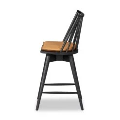 Clark Swivel Bar + Counter Stool - Whiskey Saddle - Counter -France and Son Store 240947 004 SID 1
