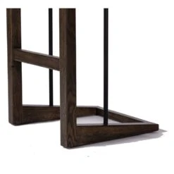 Flynn Bar + Counter Stool - Bar - Sienna Brown Oak -France and Son Store 241011 001 DET 3