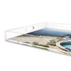 Pool At Villa Gli Aria Tray By Slim Aarons -France and Son Store 241124 001 DET 2