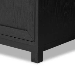 Veneto Single Vanity - Satin Drifted Black -France and Son Store 242422 001 DET 5