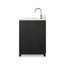 Veneto Single Wide Vanity - Satin Drifted Black -France and Son Store 242423 001 SID 1 9d5f6d12 39e2 4bab a8c9 f358370a55ed