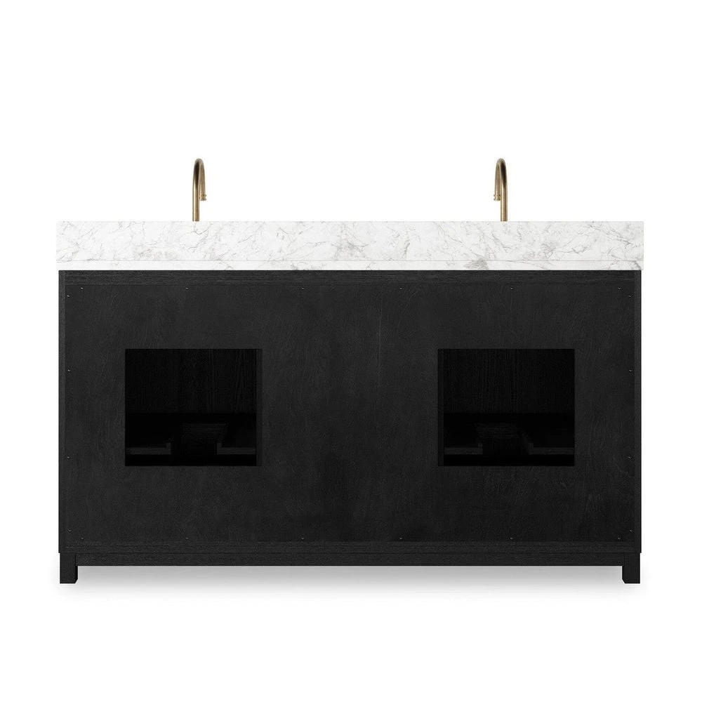Veneto Double Vanity - Satin Drifted Black 8 Veneto Double Vanity - Satin Drifted Black - Image 6