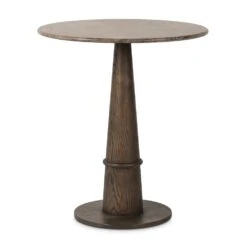 Goetz Bar + Counter Table - Warm Grey Marble