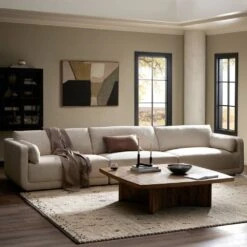 Kiernan 3-Piece Sectional - Palma Cream - 3 Piece 16 Kiernan 3-Piece Sectional - Palma Cream - 3 Piece -France and Son Store 244411 002 ESS 1