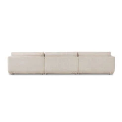 Kiernan 3-Piece Sectional - Palma Cream - W/ Ottoman -France and Son Store 244412 001 BCK 1