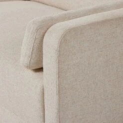 Kiernan 3-Piece Sectional - Palma Cream - W/ Ottoman -France and Son Store 244412 001 DET 1