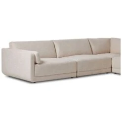 Kiernan 5-Piece Sectional - Palma Cream - 5 Piece -France and Son Store 244413 001 DET 5