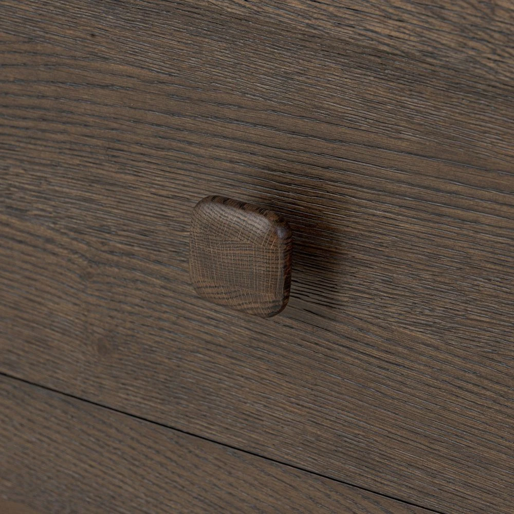 Valen 6 Drawer Dresser - Rustic Brown Oak Veneer 13 Valen 6 Drawer Dresser - Rustic Brown Oak Veneer - Image 11