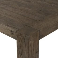 Coralie Extension Dining Table - Brown Oak Veneer -France and Son Store 245826 001 DET 1