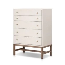 Fiona Tall Dresser - Ivory Painted Raffia -France and Son Store 246170 002 PRM 1 85a3d829 2658 495b 88a4 bbe5884ef8d7
