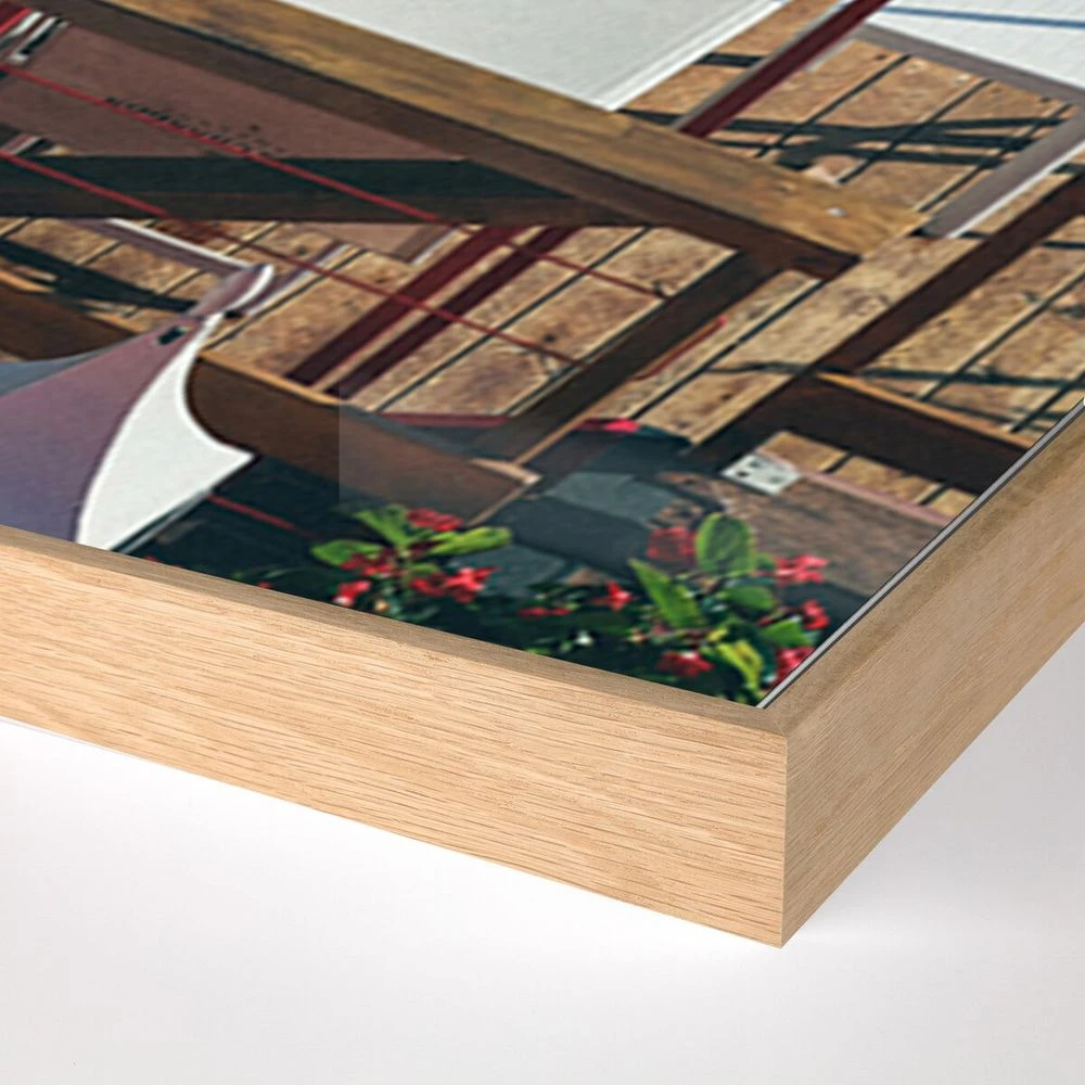 Paraggi Umbrellas By Natalie Obradovich - 72"X48" - White Oak - Framed Metal 4 Paraggi Umbrellas By Natalie Obradovich - 72"X48" - White Oak - Framed Metal - Image 2