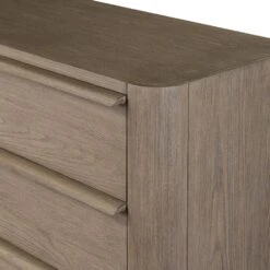 Primrose 10 Drawer Dresser - Natural Flat Oak Veneer -France and Son Store 246772 001 DET 1