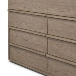 Primrose 10 Drawer Dresser - Natural Flat Oak Veneer -France and Son Store 246772 001 DET 5