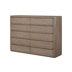 Primrose 10 Drawer Dresser - Natural Flat Oak Veneer -France and Son Store 246772 001 PRM 1 555fc32e 4b8e 46e8 bea9 583e23dde5b9