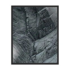 Dry Land Ii By Mandy Steinback - 48.25"X60" - Black Maple - Framed Metal