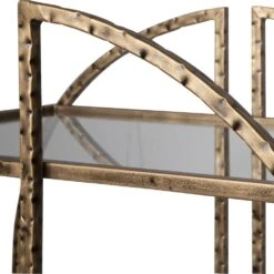 Zelina Gold Bar Cart -France and Son Store 25065 4