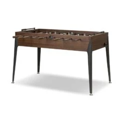District Eight Foosball Table - Smoked Oak