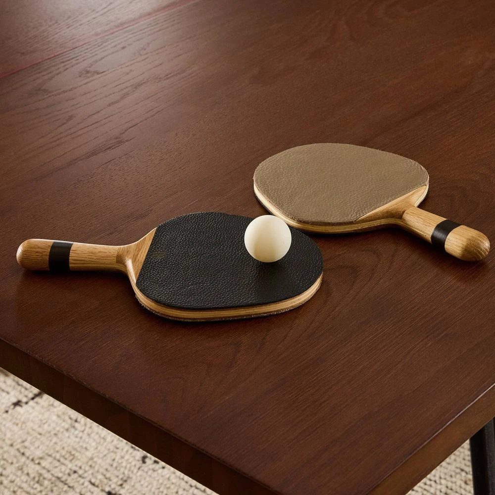 District Eight Ping Pong Table - Ink Black Leather 10 District Eight Ping Pong Table - Ink Black Leather - Image 8