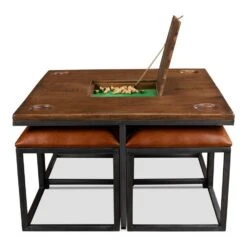Low Game Table With Four Stools -France and Son Store 25693 10