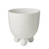 Catalina Footed Cachepot, Matte White -France and Son Store 260216 1000x 43193bfd bec5 480f 809c 9f34b44edb1e