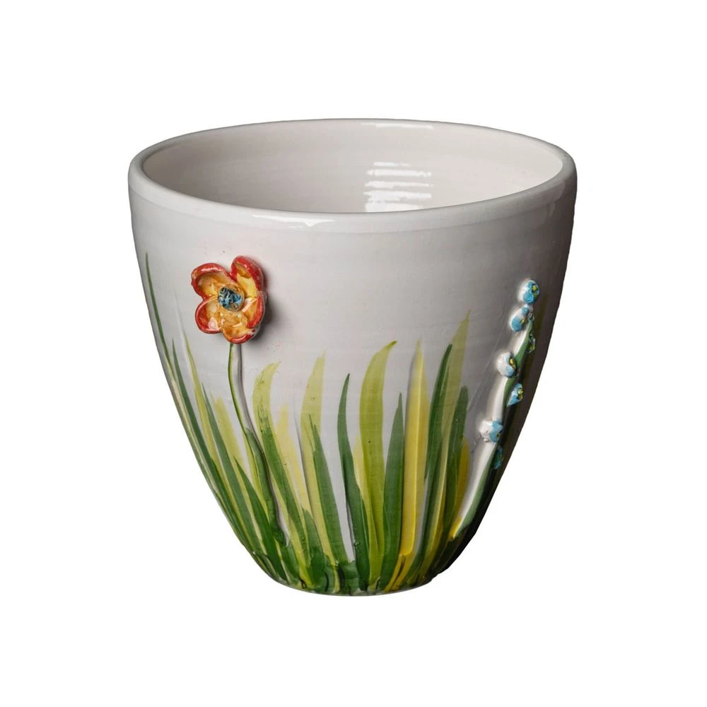 Colorful Flower Cachepot 3 Colorful Flower Cachepot