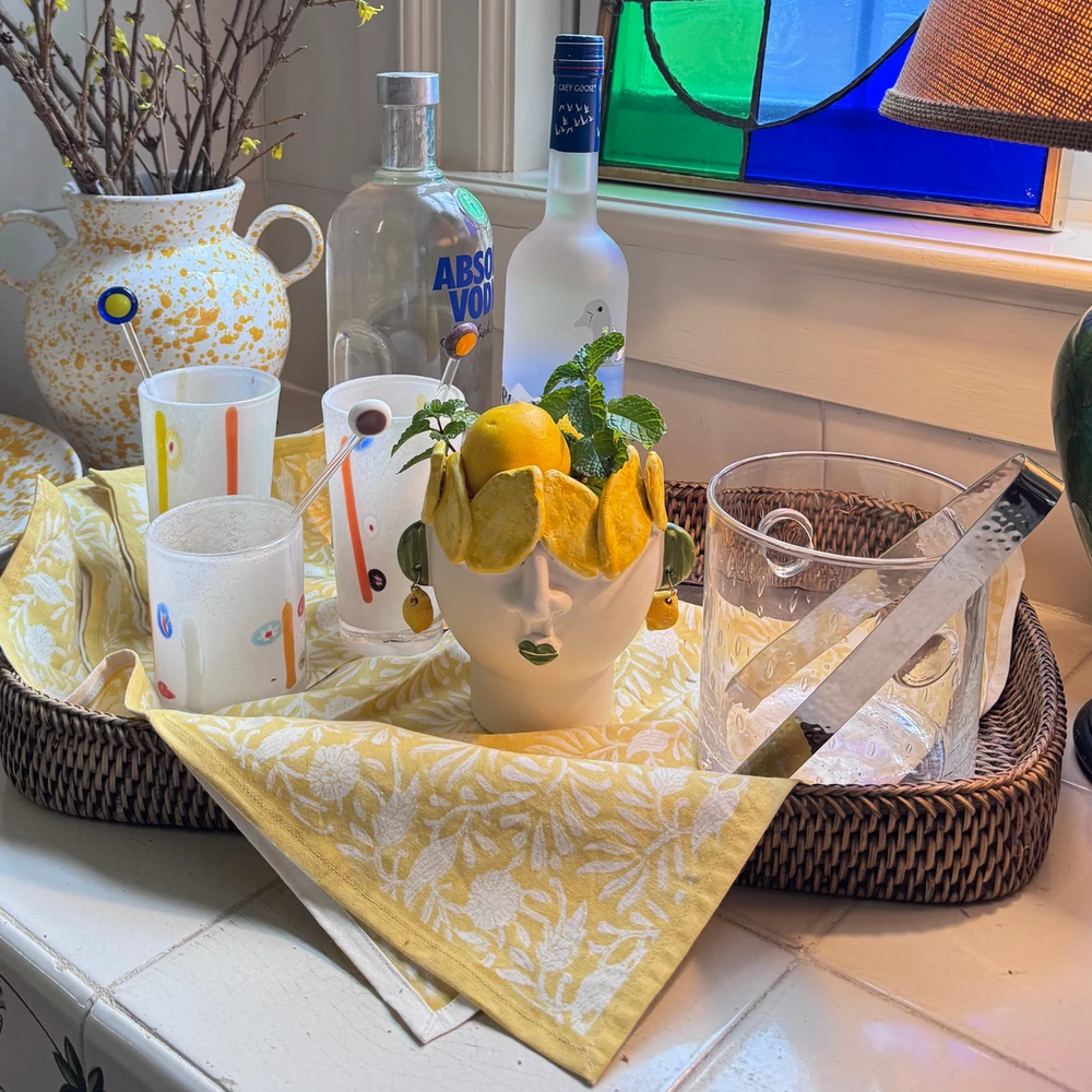 Studio Z Cachepot, Small Head With Lemons 4 Studio Z Cachepot, Small Head With Lemons - Image 2