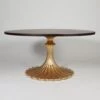 Flute Table Top-Round-Walnut-60 -France and Son Store 27927