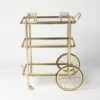English Bar Cart And Tea Trolley-Brass -France and Son Store 27999