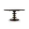 Milano Round Dining Table 60" In Walnut -France and Son Store 28228wlt 9ed5b73e bd62 4c35 9bd7 1ac687ddb4fa