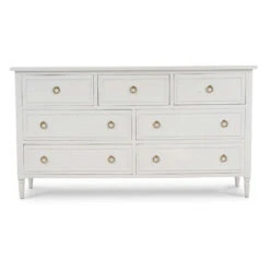 Cholet 7 Drawer Dresser In Architectural White