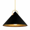 Charm Pendant - Gold Leaf/Soft Black Combo -France and Son Store 289 42 b68bac04 7b3d 49cc ab0a 9fcd6168a83c